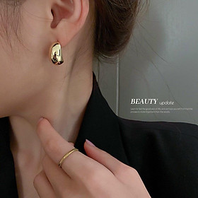Bông tai thời trang nữ BTAU TH211 - Vàng