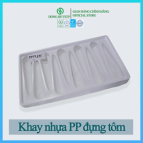 Mua Combo 10 cái hộp/khay nhựa PP loại 10 con bảo quản và giữ dáng tôm tẩm bột/chiên - NSK