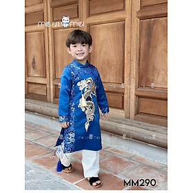Bộ áo dài cho bé trai mẫu Thanh Long diện lễ tết noel giáng sinh năm mới từ 8-40kg hàng thiết kế cao cấp