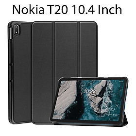 Hình ảnh Bao Da Cover Cho Máy Tính Bảng Nokia T20 10.4 Inch 2021 Hỗ Trợ Smart Cover