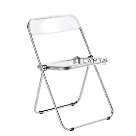 Mua Ghế nhựa trong suốt CT3618-S Nội thất Capta.vn Ghế  Cafe - Fastfood xếp gọn nhựa PC trong suốt khung thép mạ chrome bóng