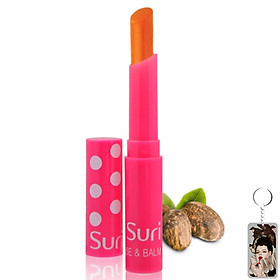 Son dưỡng ẩm bảo vệ môi chiết xuất trái bơ mỡ Suri Blossom Lip Hàn Quốc 1.8g suritặng kèm móc khoá