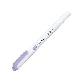 Bút lông màu 2 đầu zebra mildliner wkt7-mlv - mild lavender