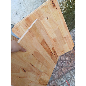 Mặt bàn gỗ cao su 2 mặt bo tròn góc size 40x60 và size 60x80cm