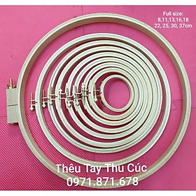 Mua Khung Thêu Gỗ Tròn 8-37cm tốt nhất thị trường