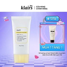 Dear,Klairs Kem chống nắng All-day Airy Sunscreen SPF50+ PA++++ 50g