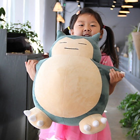 Gấu Bông Pokemon Snorlax (Kabigon) (25cm--->80cm) Full Size Full Mẫu Hàng Chính Hãng Pokemon Chuẩn Đẹp (Tặng Kèm Móc Khóa Dây Da Pu Như Hình)