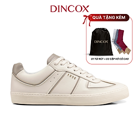 New Arrivals | Giày Da Sneaker Nam Nữ DC36 MILK TEA DINCOX Shoes Đế Bằng