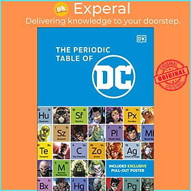Sách - The Periodic Table of DC by DK (UK edition, hardcover)