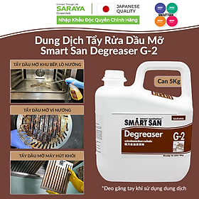 Mua Dung dịch tẩy rửa dầu mỡ gốc kiềm Saraya Smart San Degreaser G-2 - Can 5Kg