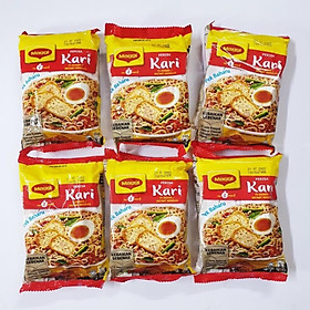 Combo 6 gói Mì Maggi Kari