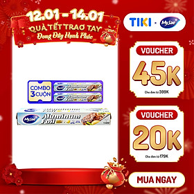 Mua Combo 3 Hộp Giấy Bạc Màng Nhôm MyJae Đài Loan Để Bảo Quản  Nướng Thức Ăn  Bọc Thực Phẩm 30cm x 14m