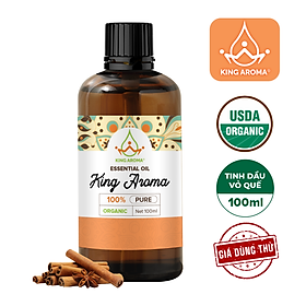 Tinh dầu thiên nhiên quế king aroma mẫu thử 30ml/ 100ml - tinh dầu nguyên chất xông thơm phòng/ thư giãn tinh thần/ thích hợp dùng với đèn xông và máy khuếch tán.