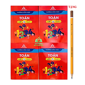 Ảnh bìa Sách - Combo 4 cuốn Hướng dẫn học toán lớp 1 trường Archimedes school - Mới 2023