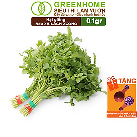 Hạt Giống Rau Xà Lách Xoong Greenhome, Gói 0.1g, Dễ Trồng Quanh Năm, Độ Nảy Mầm Cao, Thu Hoạch Nhanh, Năng Suất Cao R01