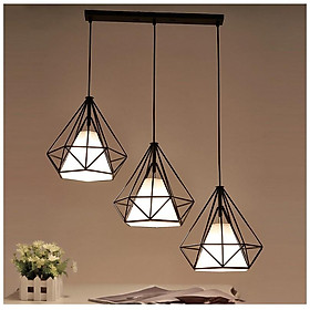Mua Bộ đèn thả DIAMON treo trần - kèm bóng LED và đế ốp trần