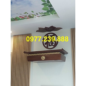 Mua bàn thờ treo ngăn kéo gỗ sồi 81cm