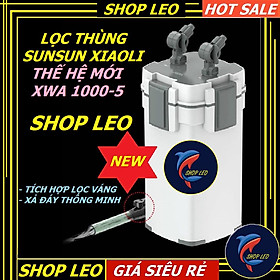 Lọc Sunsun Xiaoli XWA 1000-5 tích hợp sẵn lọc váng-Lọc thùng cao cấp thế hệ mới - phụ kiện thủy sinh- shopleo