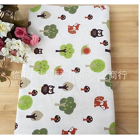 Mua Vải Bố Vải Canvas Decor Trang Trí May Rèm  Màn Cửa Sổ  Khăn Bàn  Khăn Picnic  Phông Chụp Ảnh Họa Tiết Vườn Cây Xanh