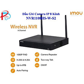 ĐẦU GHI CAMERA IP WIFI IMOU 8 KÊNH NVR1108HS-W-S2 - HÀNG CHÍNH HÃNG