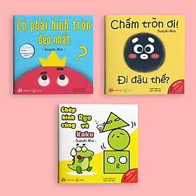 Điều kỳ diệu của hình khối - Combo 3 cuốn Ehon Nhật Bản cho bé 0-6 tuổi