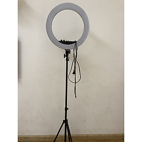 Đèn hỗ trợ livestream 45cm kèm chân đèn 2m1