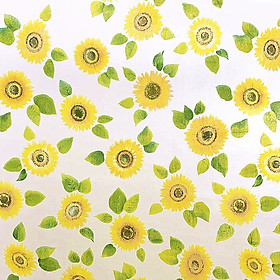 Mua Decal dán kính  làm mờ kiếng   mẫu hoa mặt trời khổ 90cm