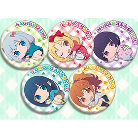 Huy hiệu in hình anime Eromanga Sensei Tác Giả Đào Hoa anime chibi dễ thương huy hiệu cài áo (MẪU GIAO NGẪU NHIÊN)
