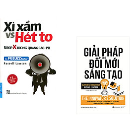 Combo 2 cuốn sách: Xì Xầm 'vs' Hét To - bí kíp X trong quảng cáo +  Giải Pháp Cho Đổi Mới Và Sáng Tạo