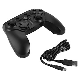 Wireless BT Gamepad Double Motor Vibration Pro Gaming Controller Joystick for Switch w/ Screenshot Function