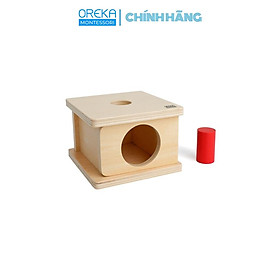 Đồ chơi trẻ em Oreka Montessori Hộp thả Khối trụ nhỏ - 0120200