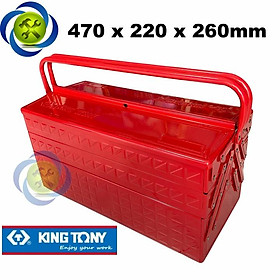 Mua Thùng đồ nghề sắt 5 ngăn Kingtony 87402 kích thước 470x220x260mm