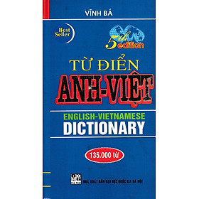 Download sách TỪ ĐIỂN ANH - VIỆT 135000 TỪ (BÌA CỨNG)