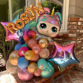Bộ bong bóng trang trí LOL birthday balloon tcl73