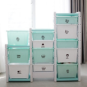 Tủ, kệ đựng đồ chơi, sách truyện cho bé