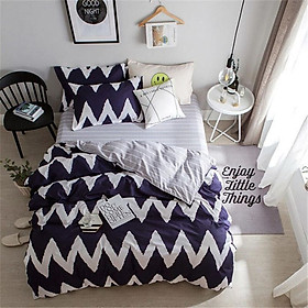 Bộ chăn ga gối Cotton cao cấp 1m6x2m TFQ201