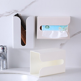 Mua Hộp đựng khăn giấy dán tường tiện dụng - màu ngẫu nhiên