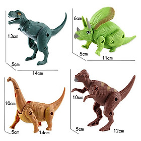 Bộ đồ chơi trứng khủng long có khớp bằng nhựa MÀU NGẪU NHIÊN