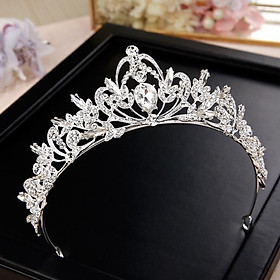 Vương miện cô dâu bản 5cm chóp sao thích hợp cho cô dâu mẫu vương miện mới