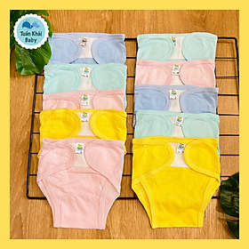 Túi 5 Cái Tã Vải, tả dán cotton mềm, mịn cho bé sơ sinh Thái Hà Thịnh, có 3 Size 1,2,3 cho bé từ sơ sinh-9 kg