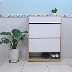 TỦ GIÀY HỘC KÉO KẾT HỢP Ô TRỐNG TG14