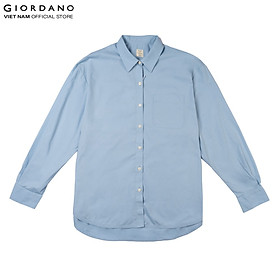 Áo Sơ Mi Nữ Trơn Dài Tay Giordano 05343004