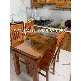 Mua Hàng HOT GIÁ SỈ bàn ghế ăn xoan ta 1m2 (4ghế) cho phòng bếp