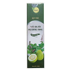 Xịt tóc giảm rụng, kích mọc tóc vỏ bưởi hương nhu GREENBON 100ml