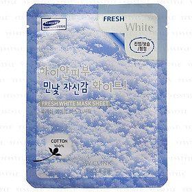 Hình ảnh Mặt nạ tuyết dưỡng trắng da 3W CLINIC FRESH WHITE MASK SHEET 23g