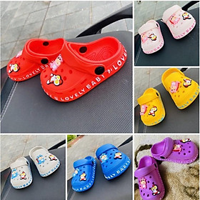 Dép Cho Bé Sục Siêu Nhẹ Cho Bé Trai Và Bé Gái 0=>5 Tuổi