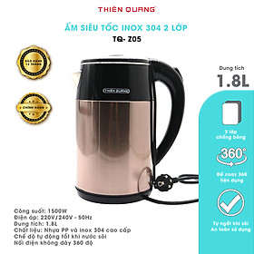 Mua Ấm đun siêu tốc Thiên Quang  inox 304 cao cấp  dung tích 1.8L  công suất lớn 1500W