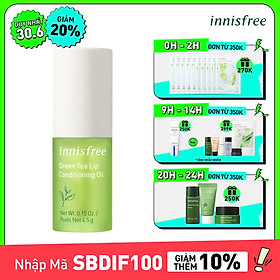 Dầu Dưỡng Môi Hương Trà Xanh Innisfree Green Tea Lip Conditioning Oil 4.5g