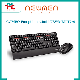 COMBO Bàn phím + Chuột NEWMEN T260 - Hàng Chính Hãng
