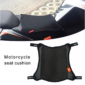 Motorcycle Seat Mesh Cushion Pad Cover Breathable Butt Protector Accessories